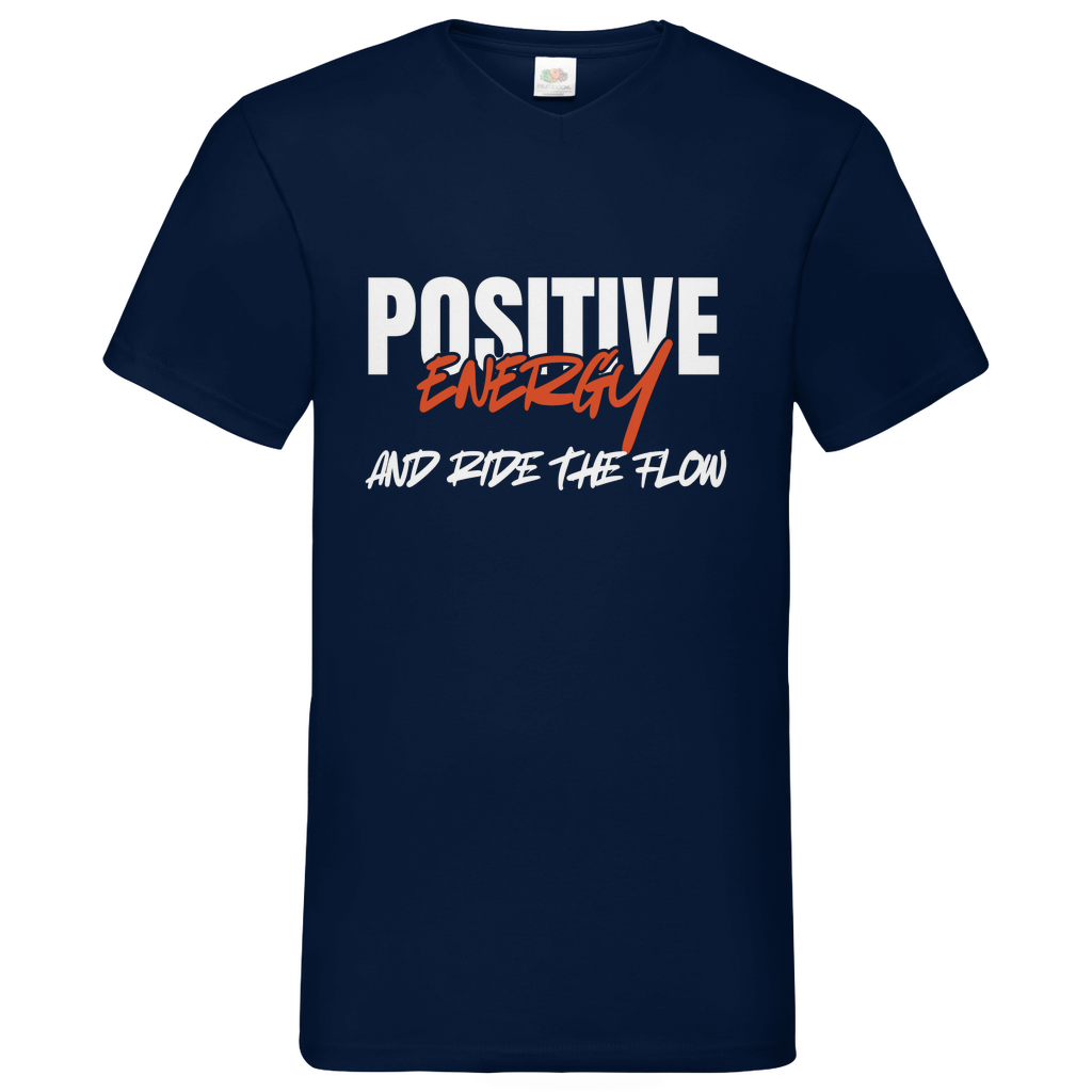 Positive Energy- V-Neck T-Shirt dark