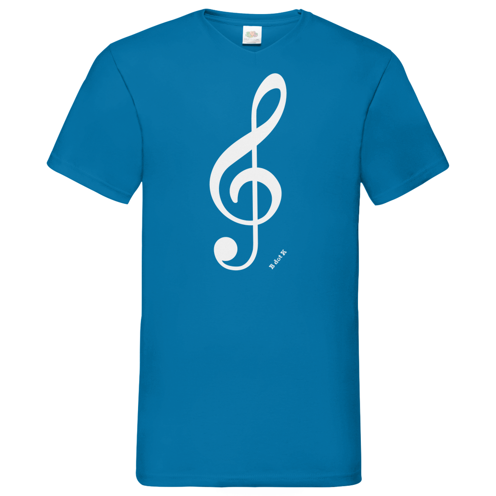 B dot K eco notekey - V-Neck T-Shirt dark