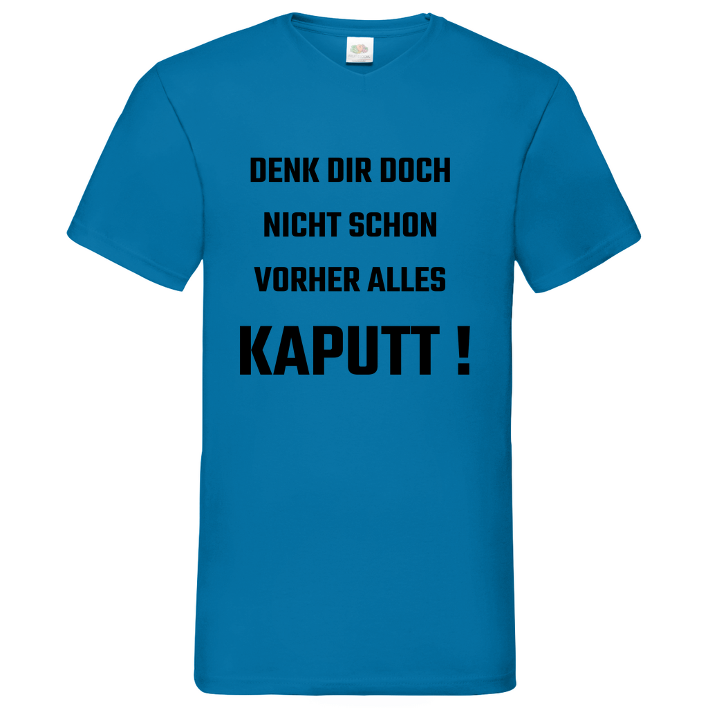 Kaputt - V-Neck T-Shirt bright