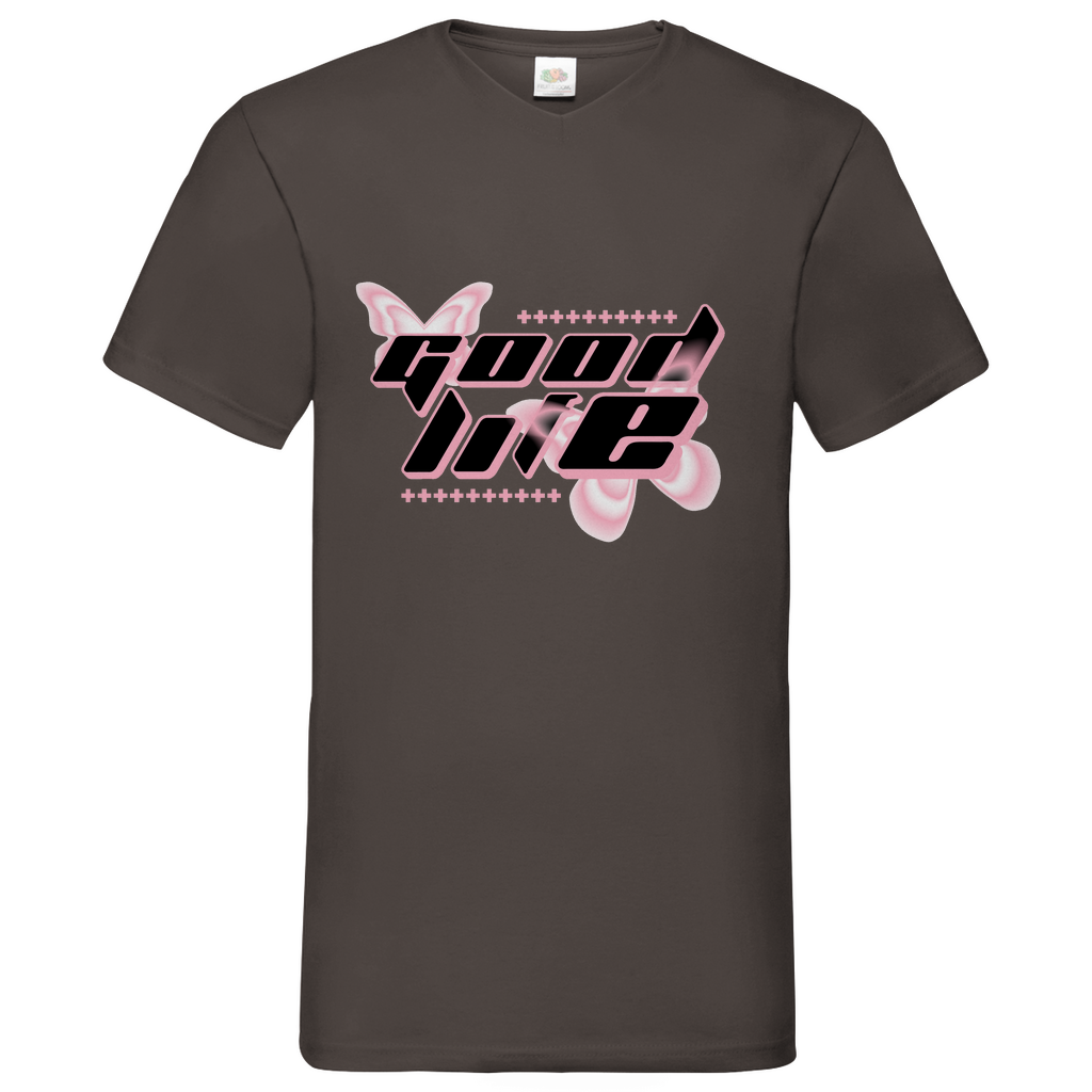 good life-bright - V-Neck T-Shirt