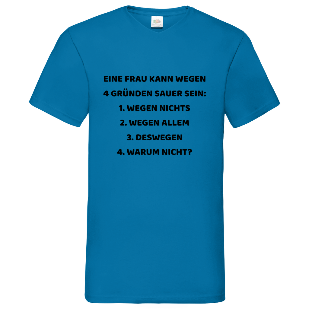 Sauer - V-Neck T-Shirt bright