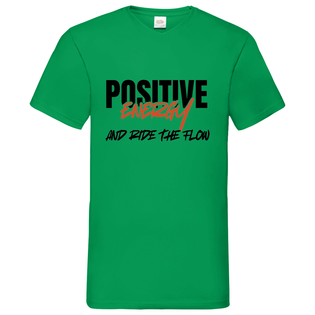 Positive Energy- V-Neck T-Shirt dark