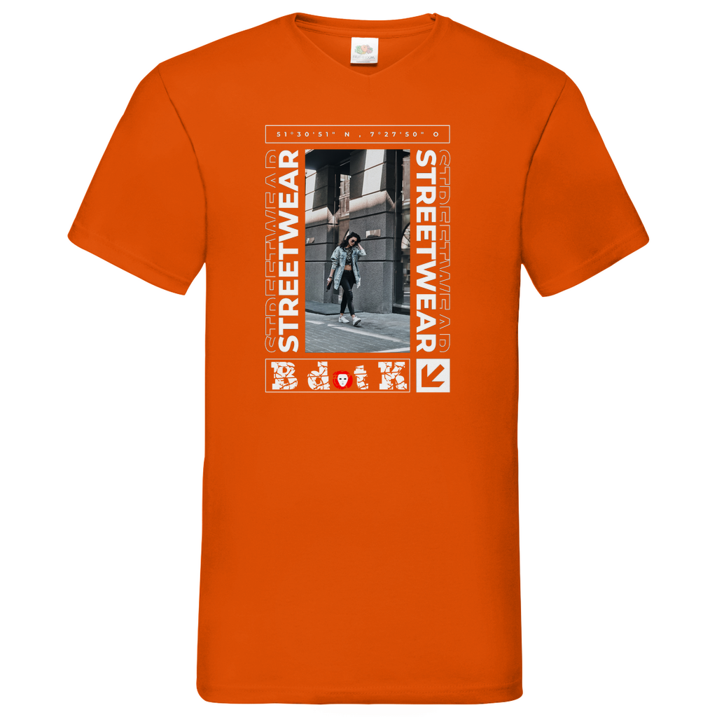 Grad B dot K - V-Neck T-Shirt dark