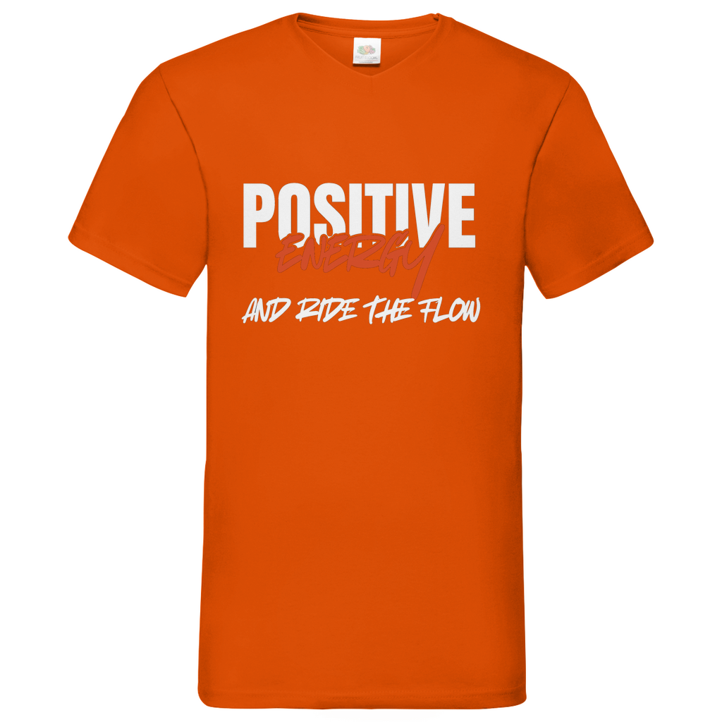 Positive Energy- V-Neck T-Shirt dark