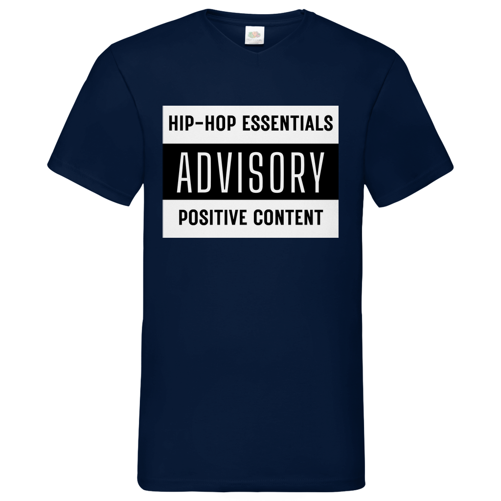 HipHop Advisory - V-Neck T-Shirt dark