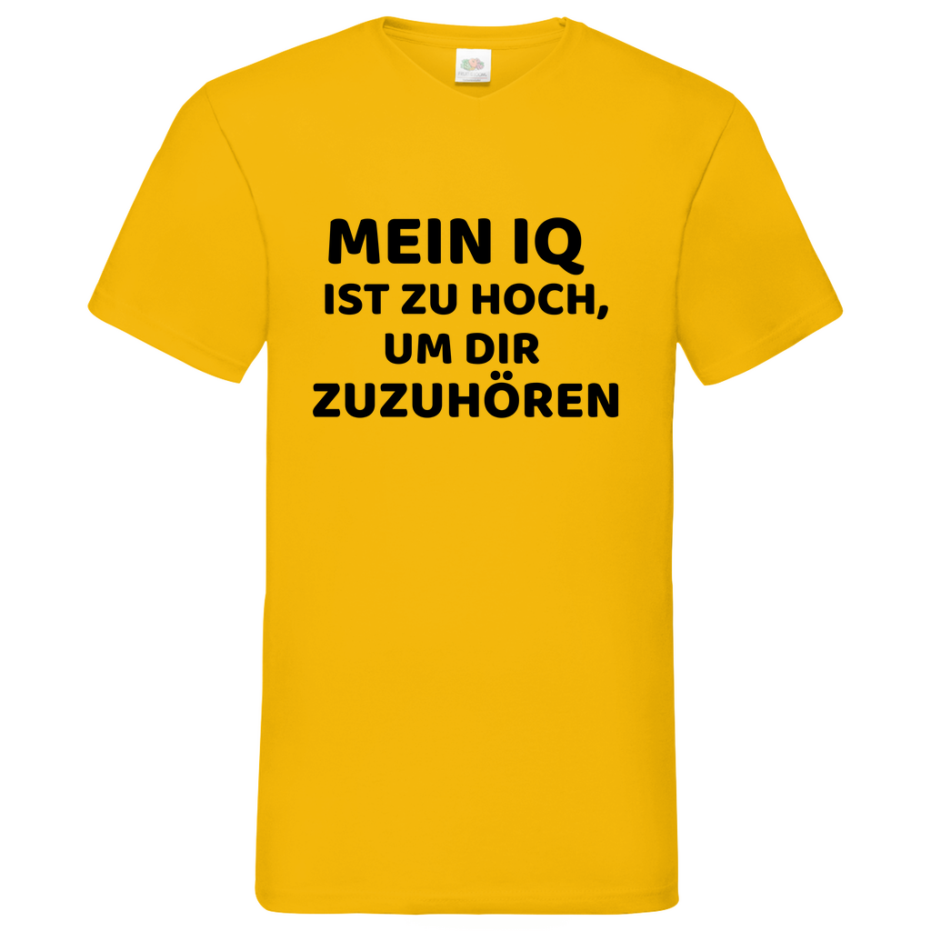 IQ - V-Neck T-Shirt bright