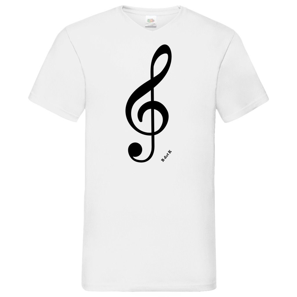 B dot K eco notekey - V-Neck T-Shirt bright