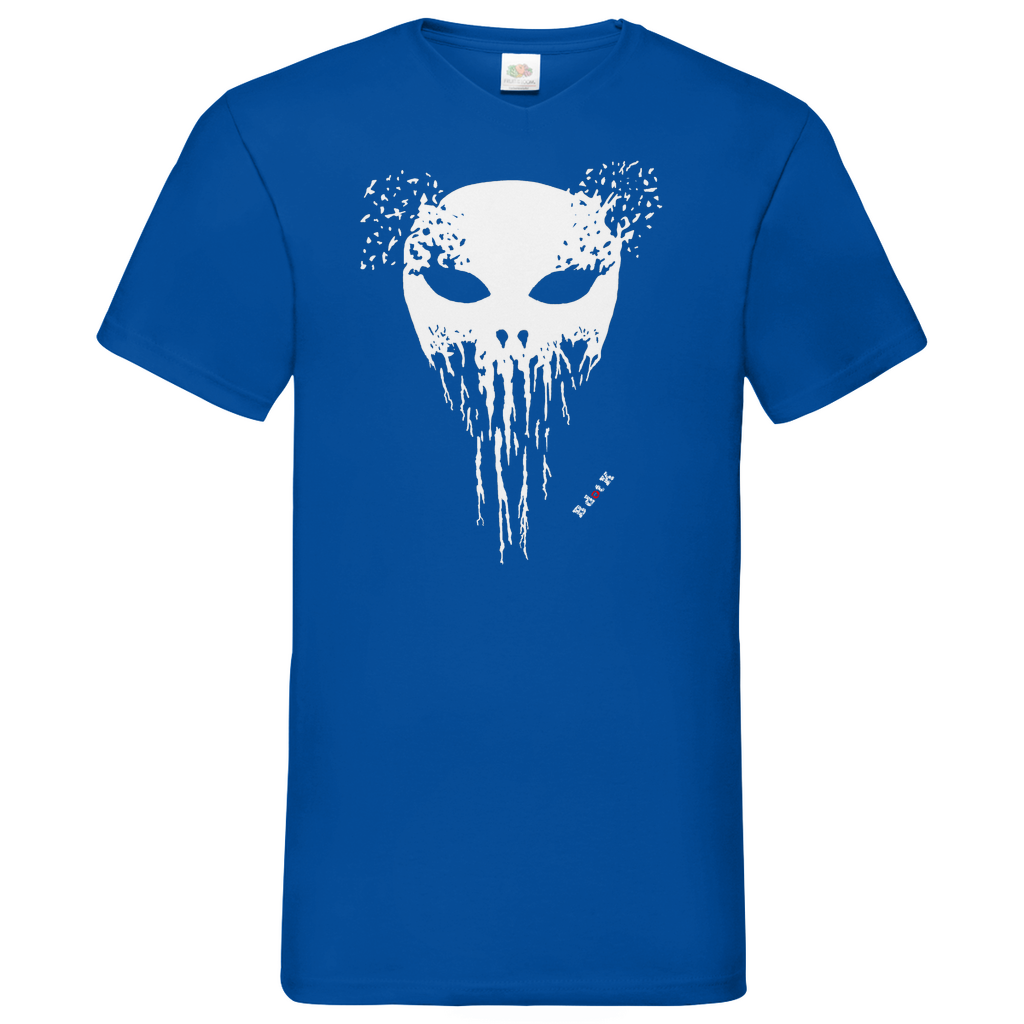 B dot K eco Mask wrecked - V-Neck T-Shirt dark