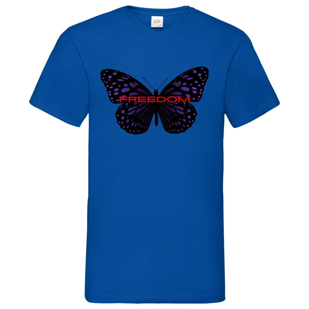 Freedom - V-Neck T-Shirt bright