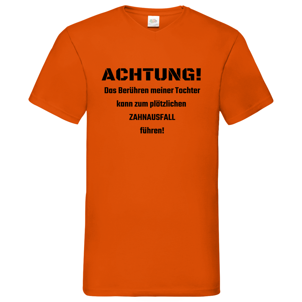 Tochter - V-Neck T-Shirt bright