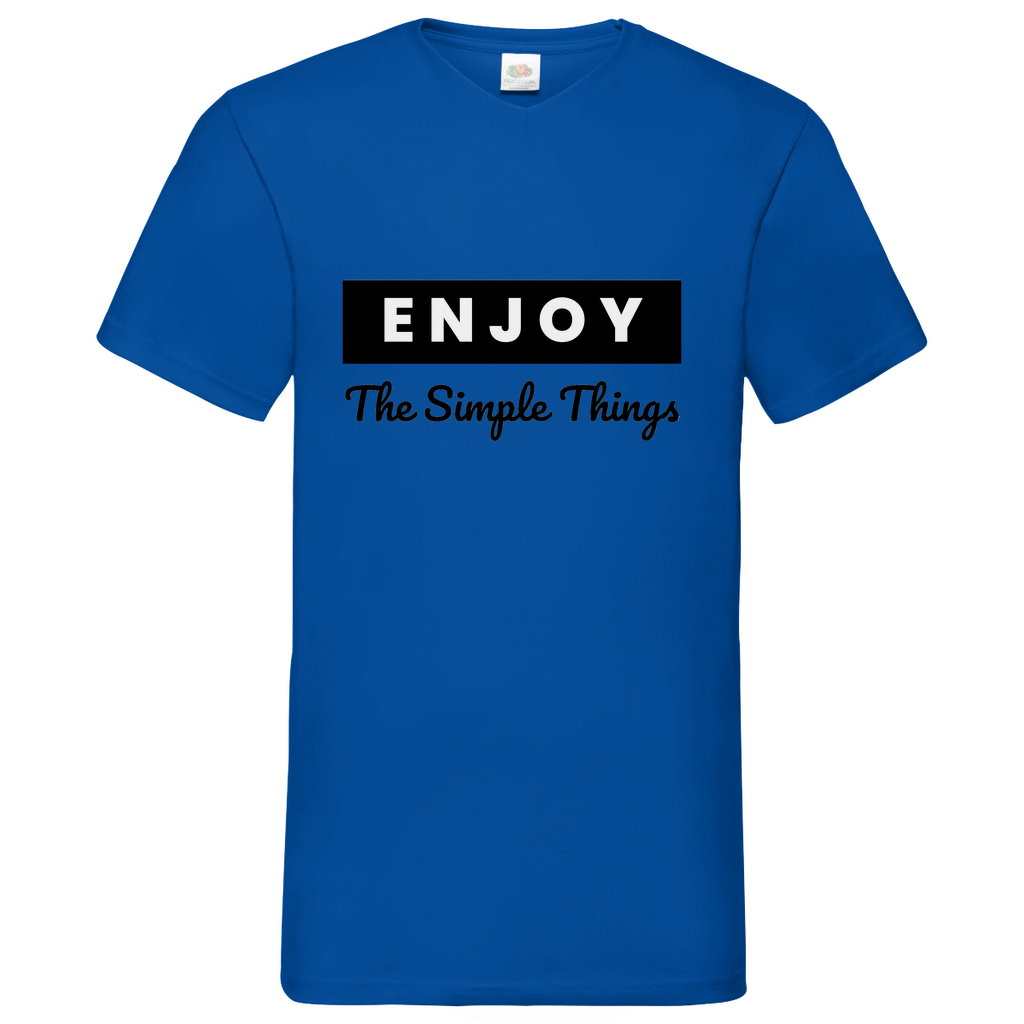 Think out of the Box- V-Neck T-Shirt dark