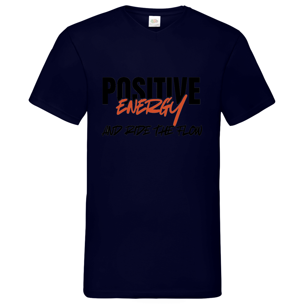 Positive Energy- V-Neck T-Shirt dark