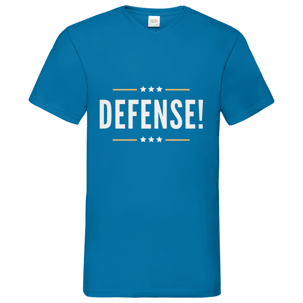 Defense - V-Neck T-Shirt dark