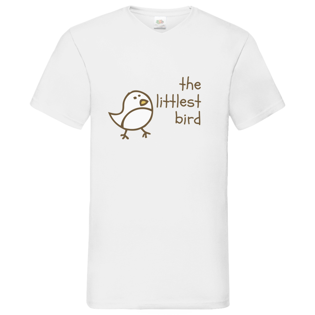 Littlest Bird- V-Neck T-Shirt - bright