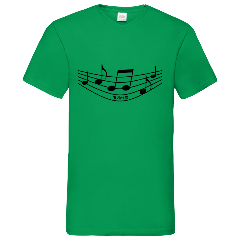 B dot K eco sound - V-Neck T-Shirt bright