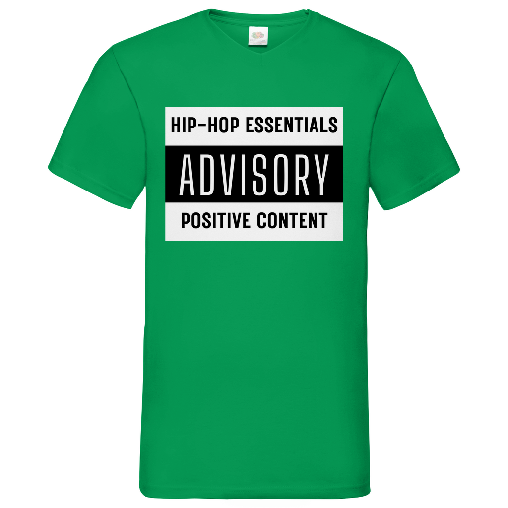HipHop Advisory - V-Neck T-Shirt dark