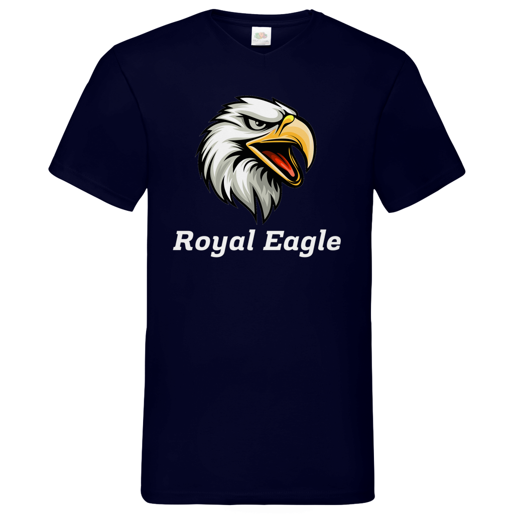 Eagle - V-Neck T-Shirt - dark