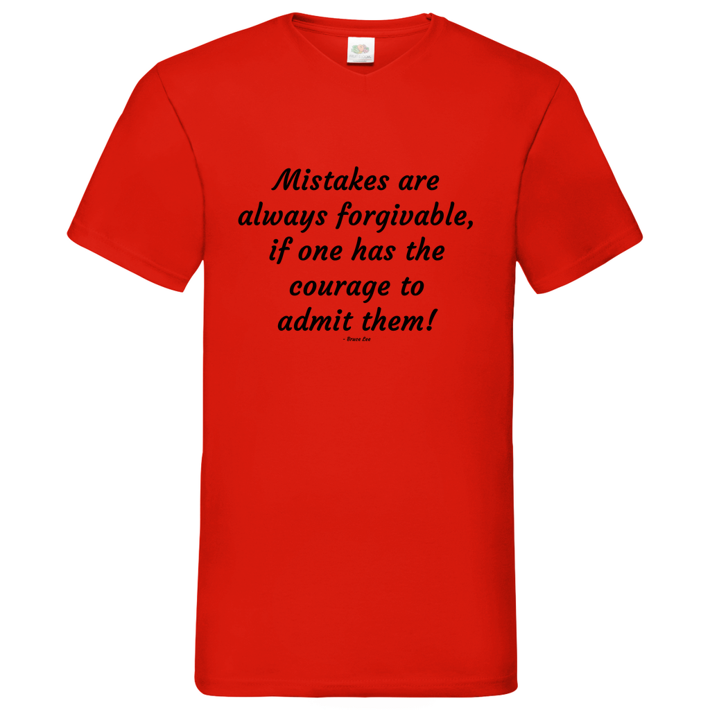 Mistakes- V-Neck T-Shirt bright