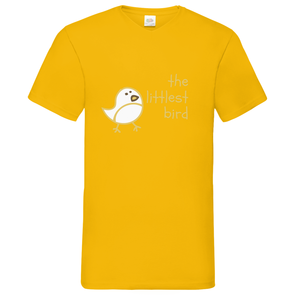 Littlest Bird- V-Neck T-Shirt - dark