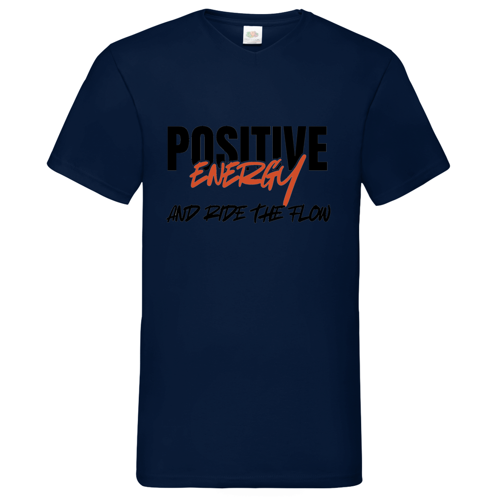 Positive Energy- V-Neck T-Shirt dark