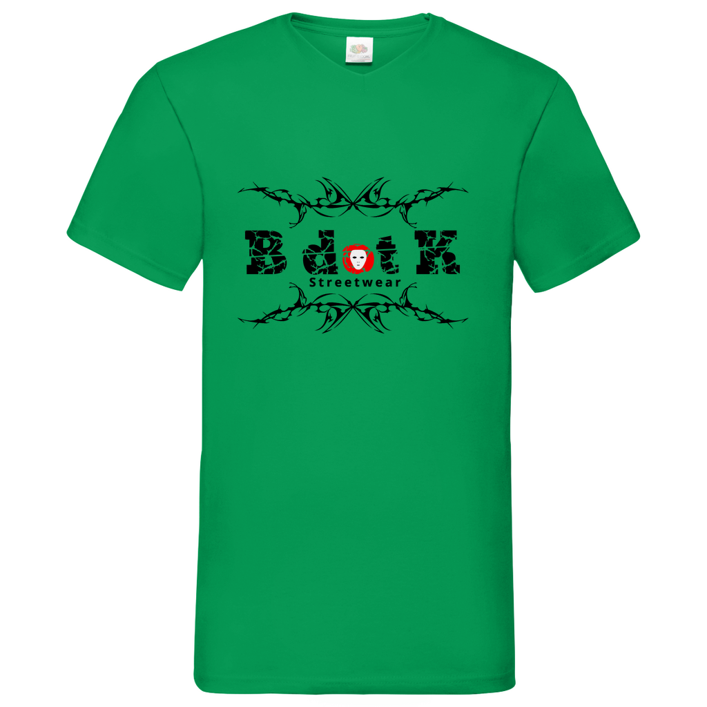 B dot K Streetware - V-Neck T-Shirt - bright