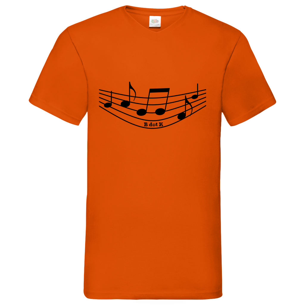 B dot K eco sound - V-Neck T-Shirt bright