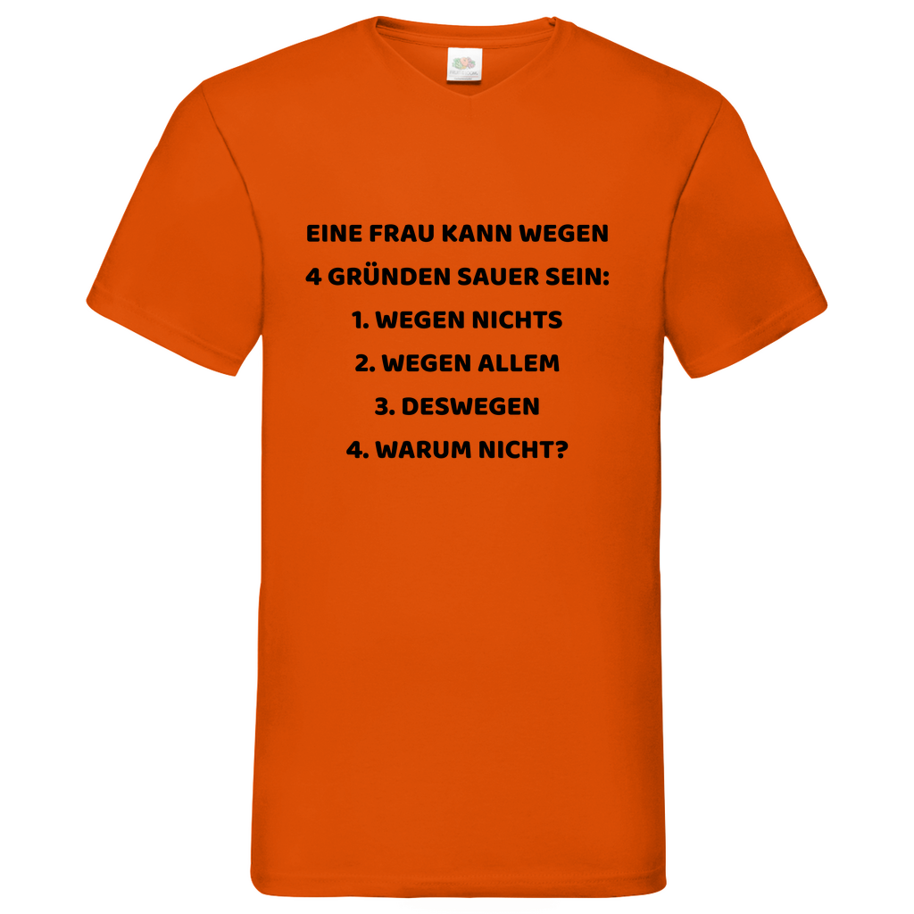 Sauer - V-Neck T-Shirt bright