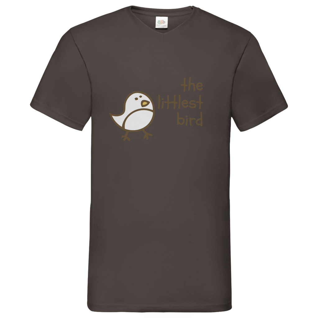 Littlest Bird- V-Neck T-Shirt - bright