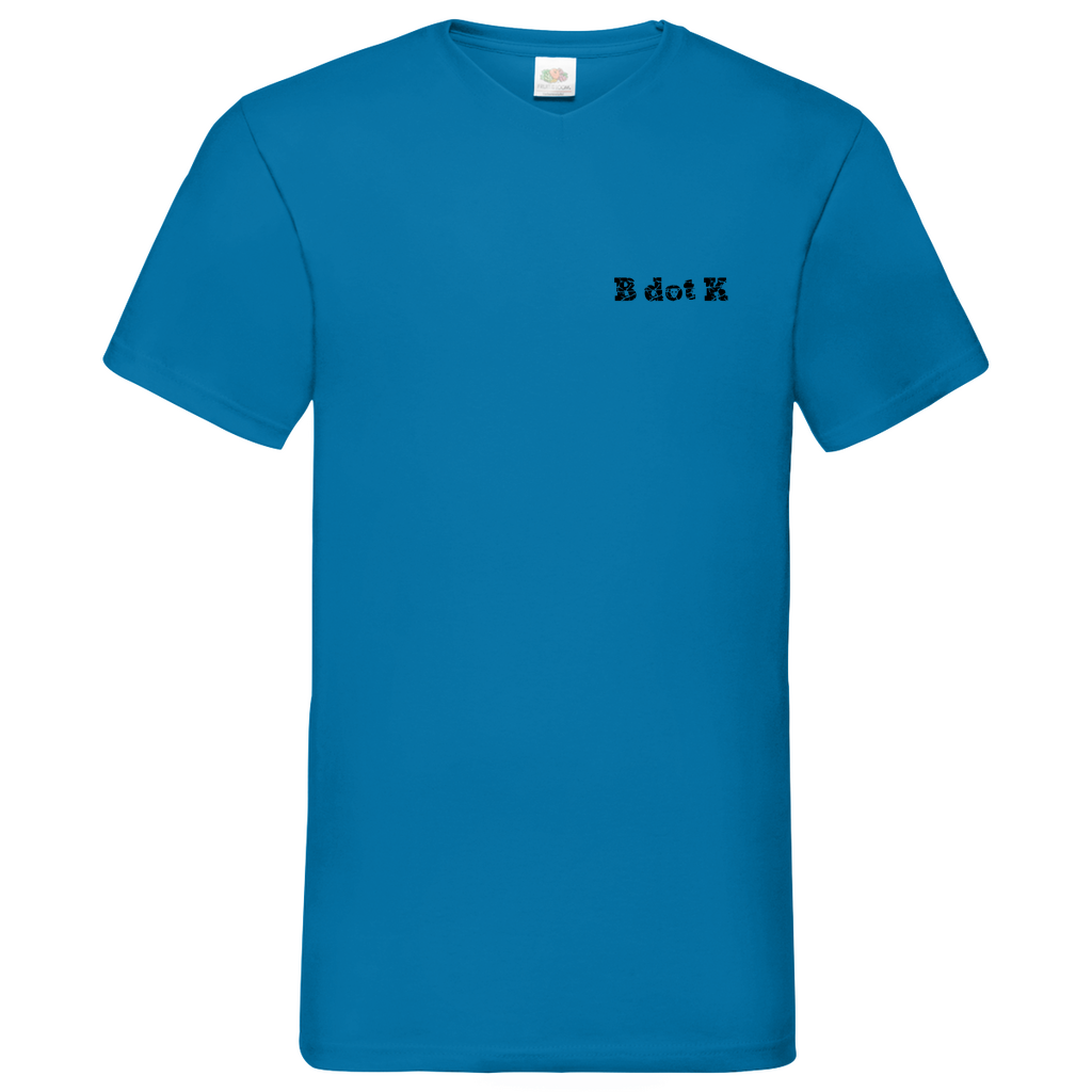 B dot K eco Mask back - V-Neck T-Shirt bright