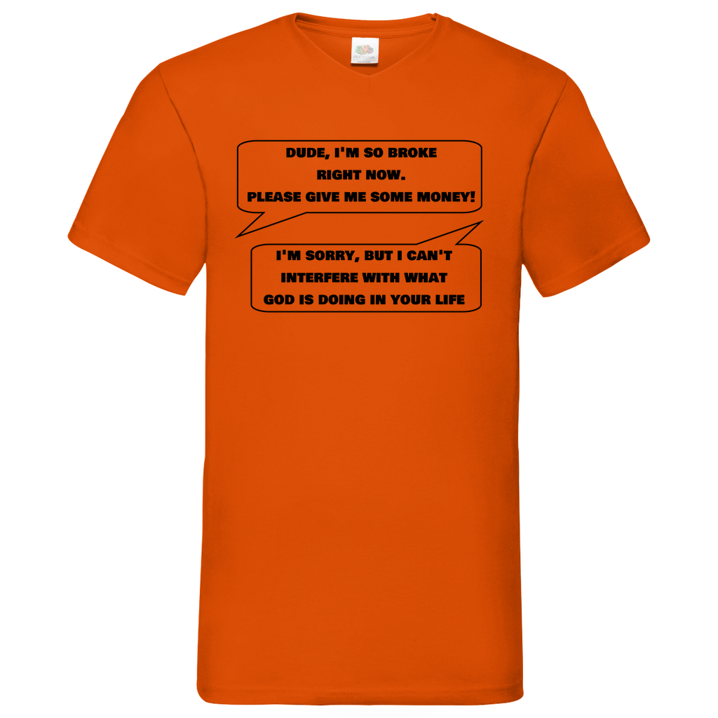 Dude - V-Neck T-Shirt bright