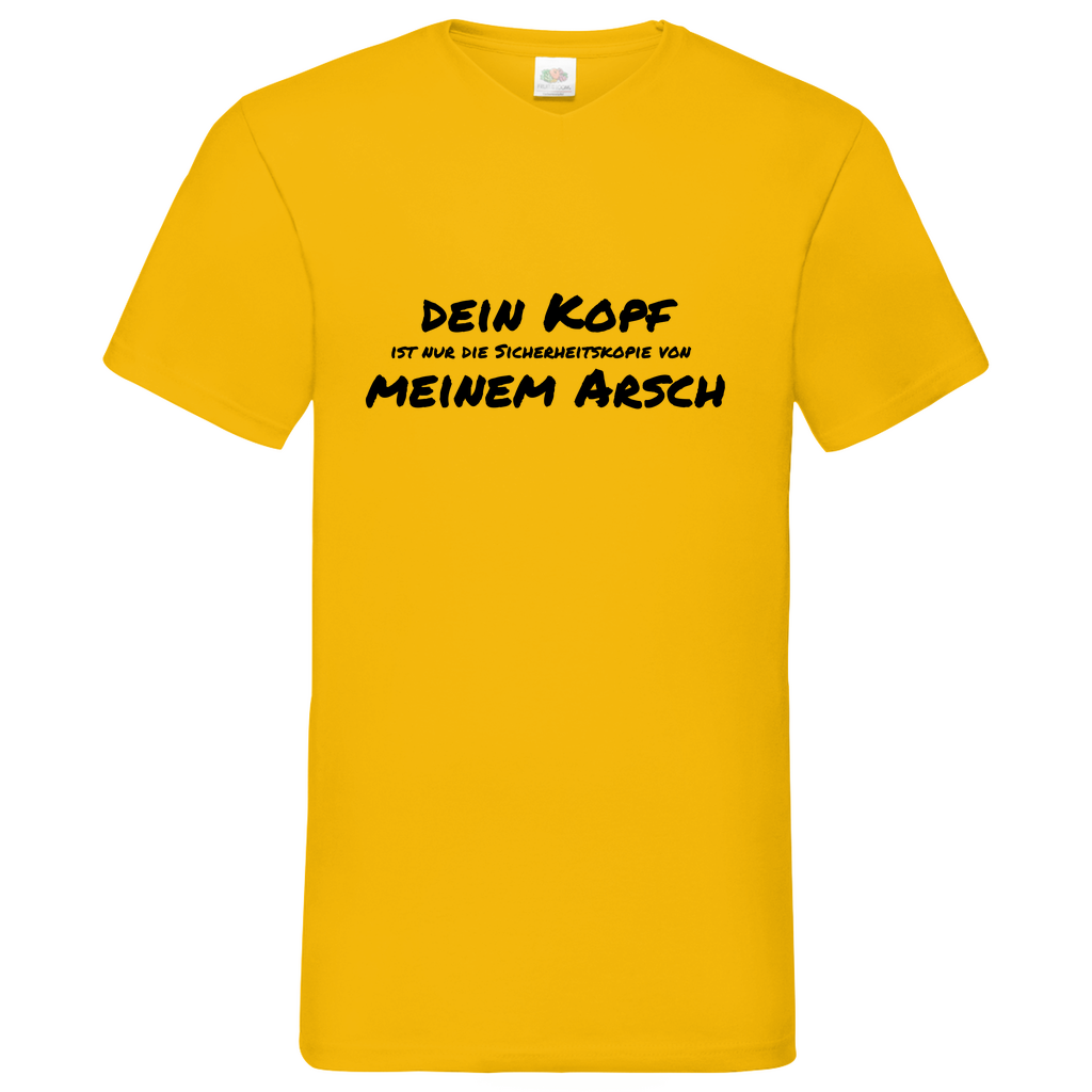 Sicherheitskopie - V-Neck T-Shirt bright