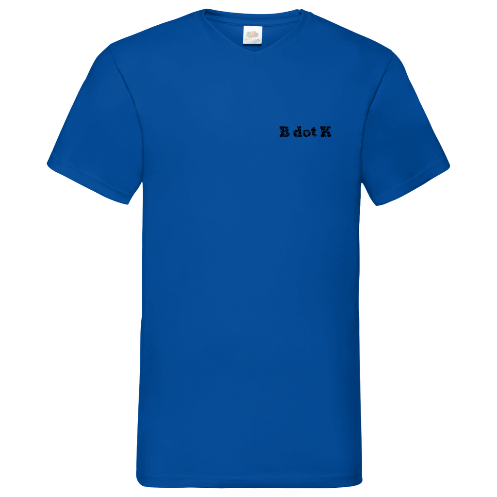 B dot K eco Mask back - V-Neck T-Shirt bright