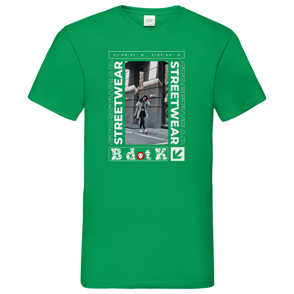 Grad B dot K - V-Neck T-Shirt dark