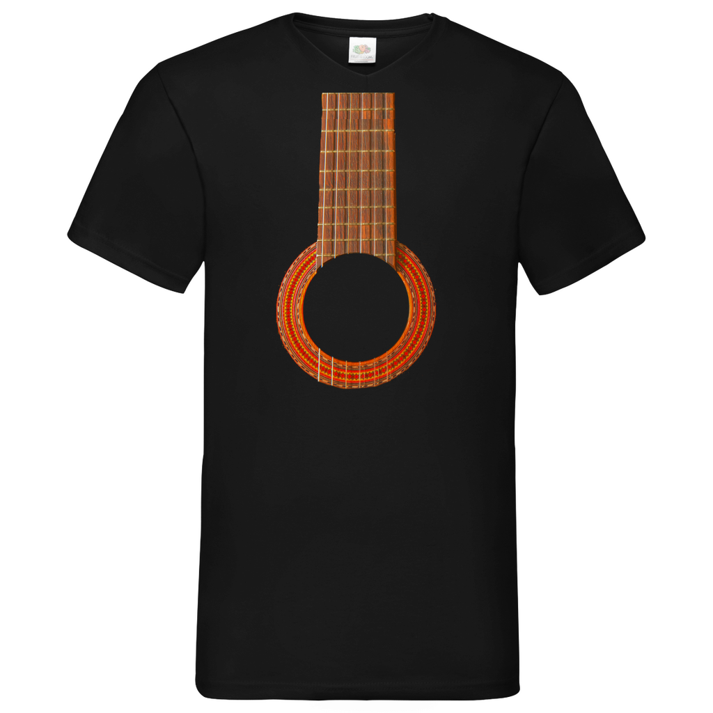 Guitar - V-Neck T-Shirt bright