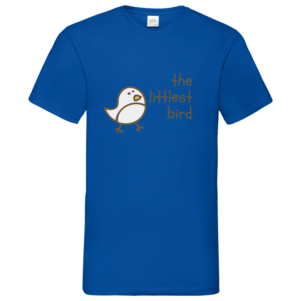 Littlest Bird- V-Neck T-Shirt - bright