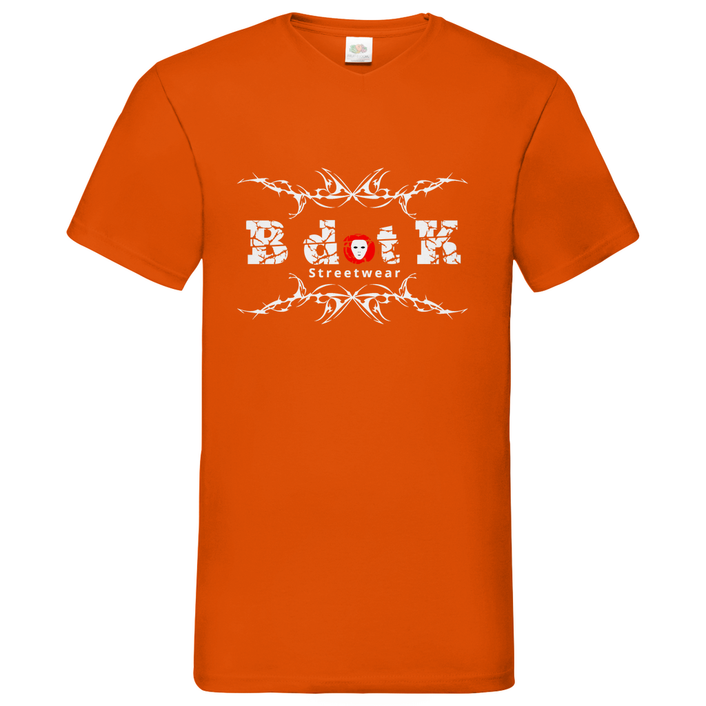 B dot K Streetware - V-Neck T-Shirt - dark