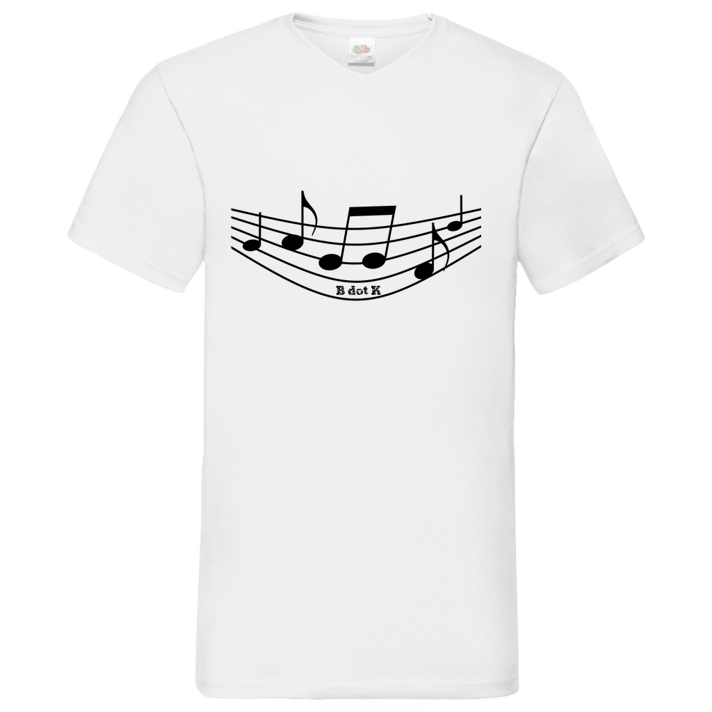 B dot K eco sound - V-Neck T-Shirt bright