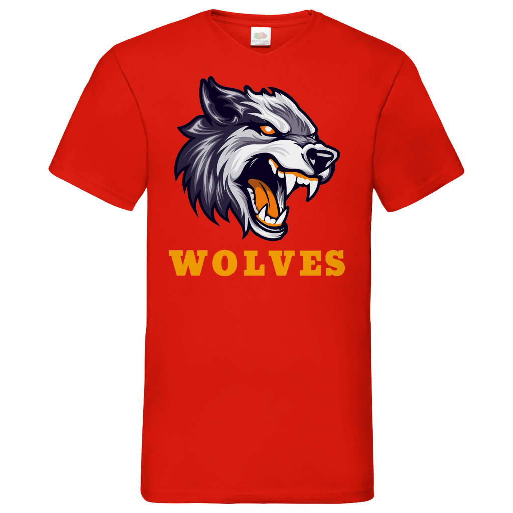 Wolfes - V-Neck T-Shirt