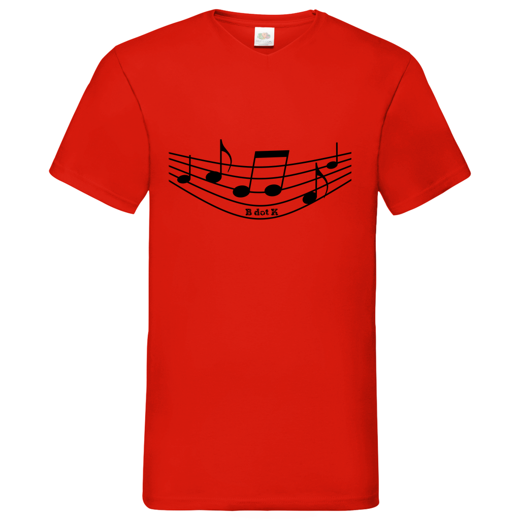 B dot K eco sound - V-Neck T-Shirt bright