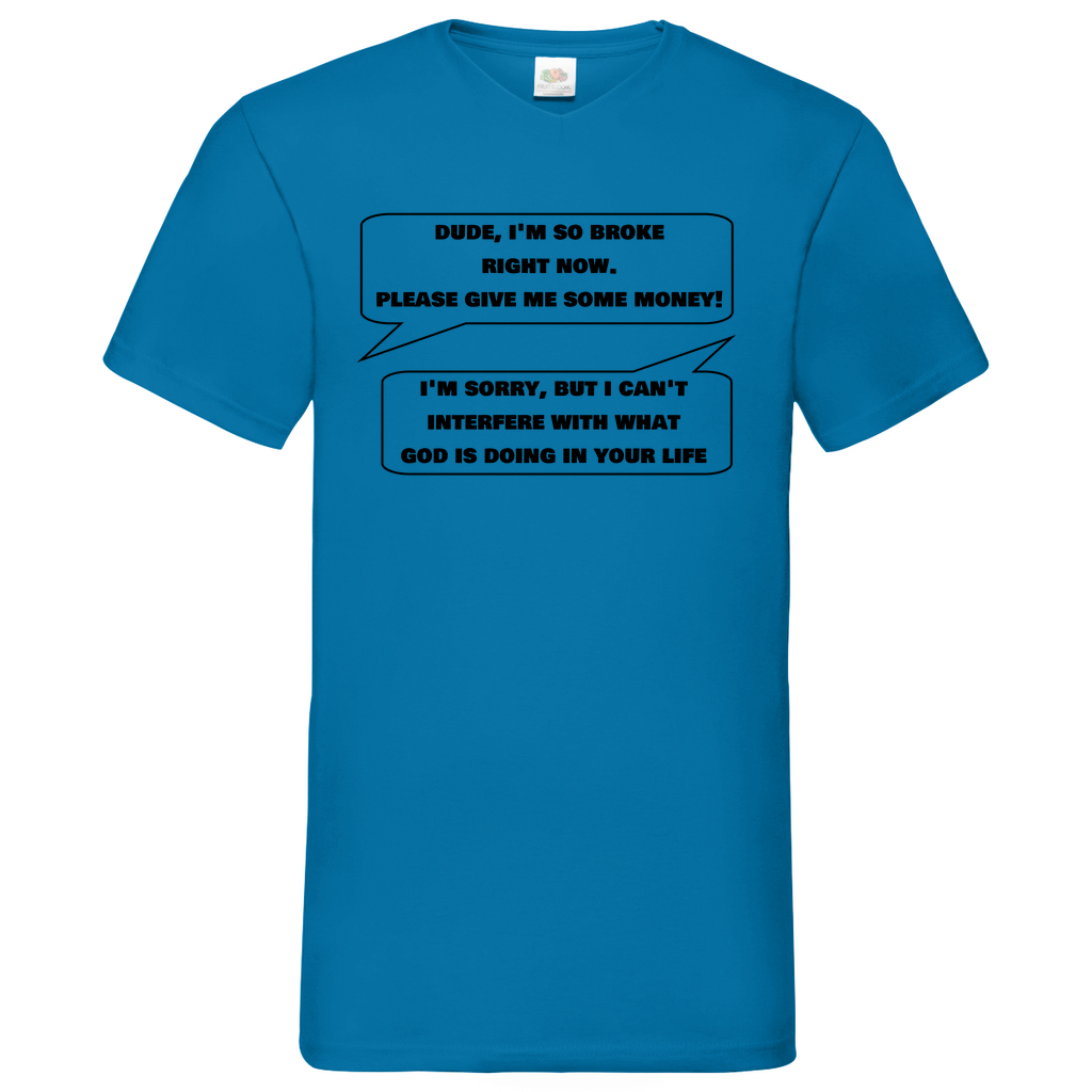 Dude - V-Neck T-Shirt bright