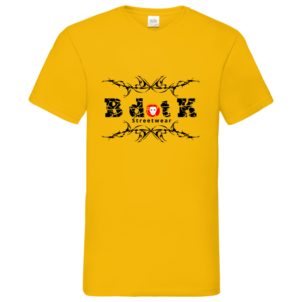 B dot K Streetware - V-Neck T-Shirt - bright