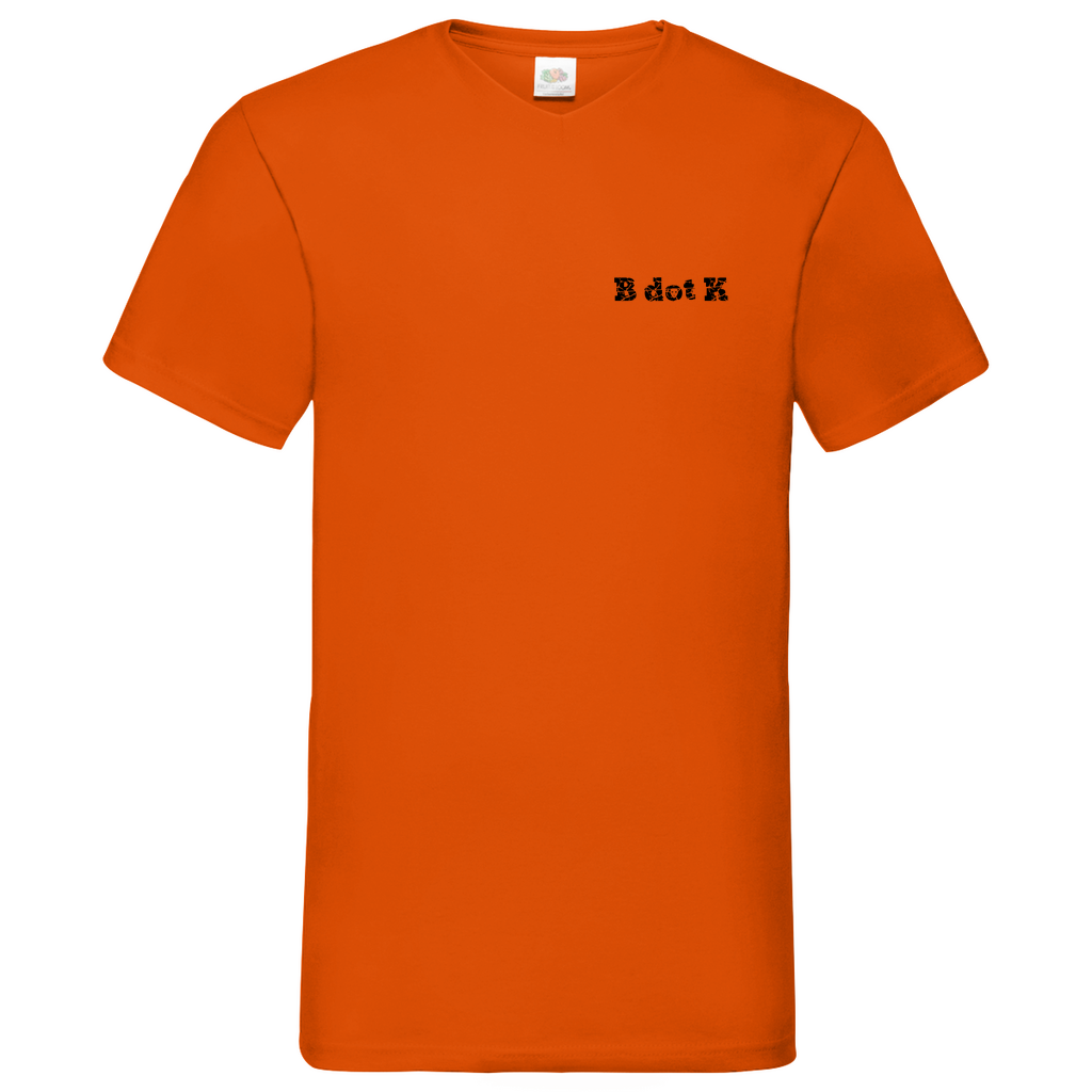 B dot K eco Mask back - V-Neck T-Shirt bright