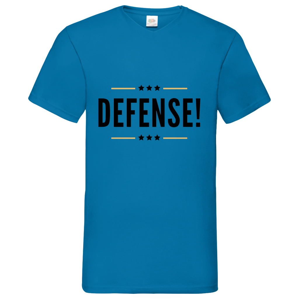 Defense - V-Neck T-Shirt bright