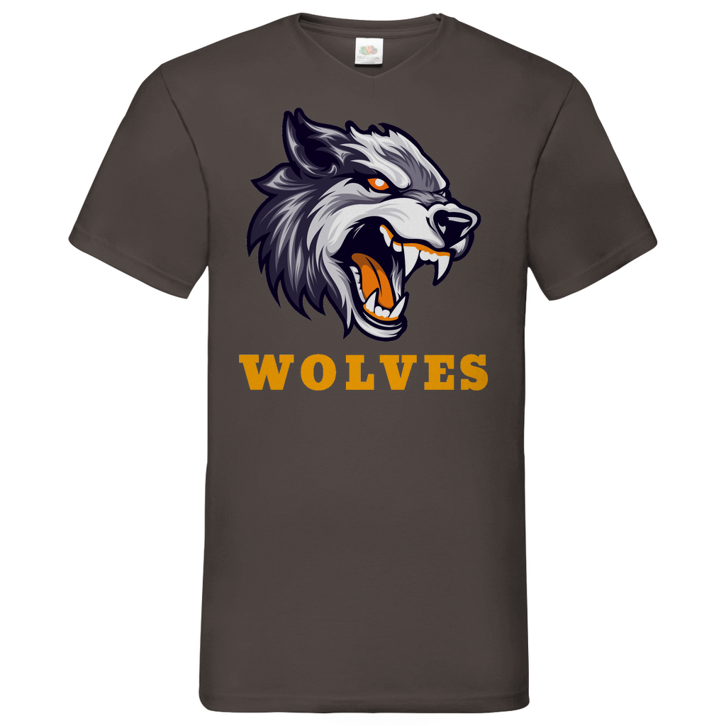 Wolfes - V-Neck T-Shirt