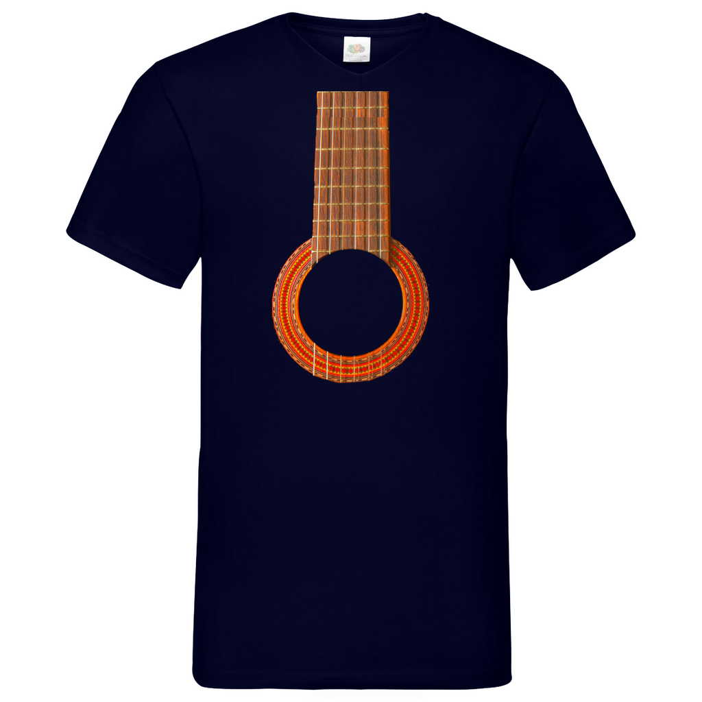 Guitar - V-Neck T-Shirt bright