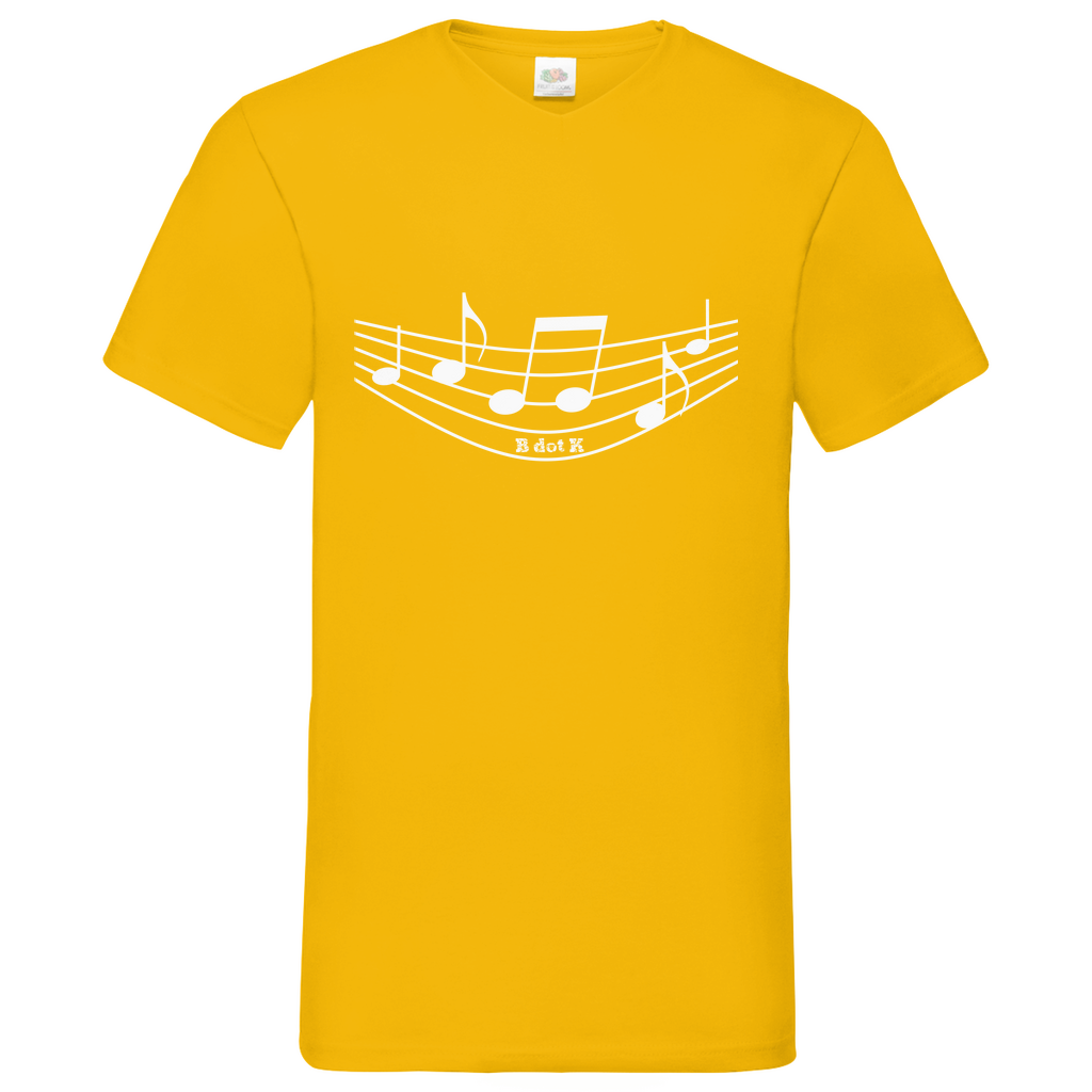 B dot K eco sound - V-Neck T-Shirt dark