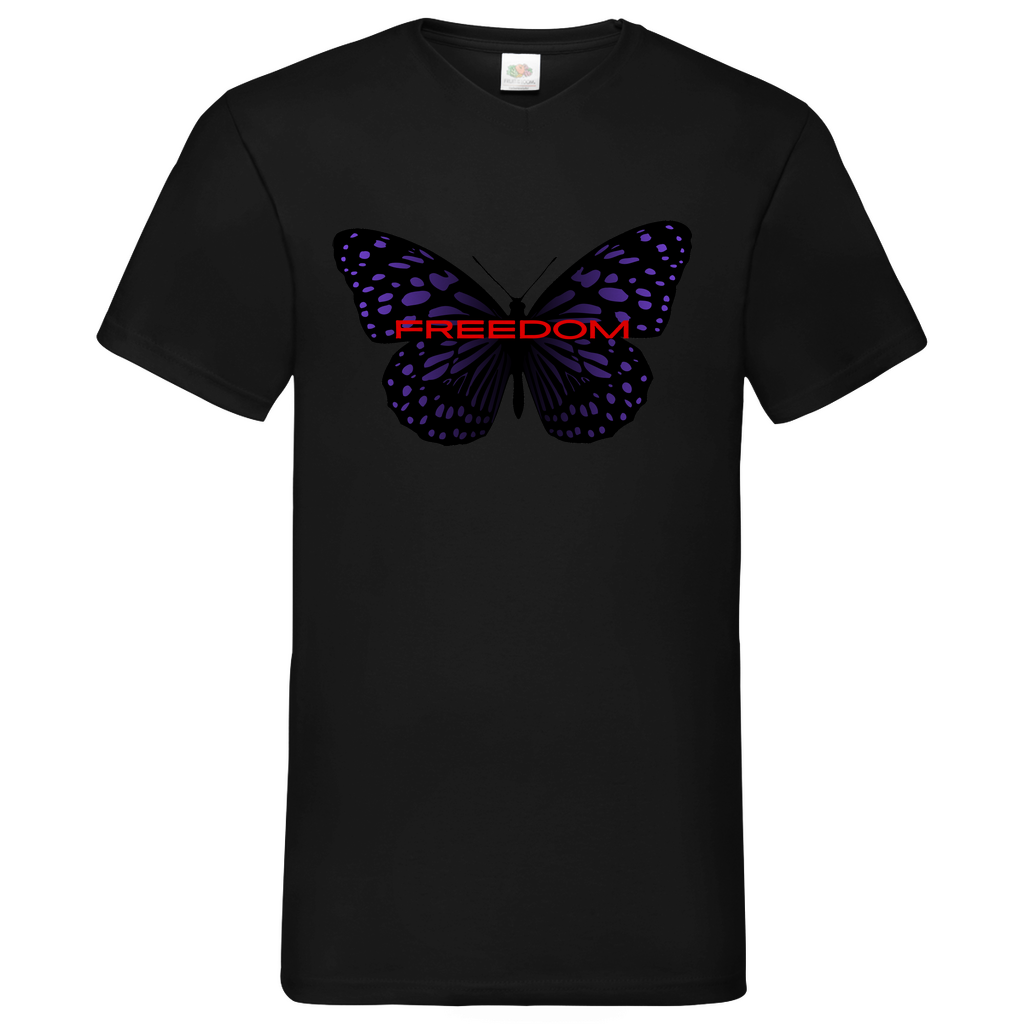 Freedom - V-Neck T-Shirt bright