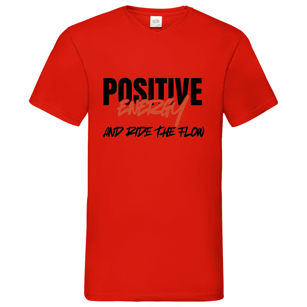 Positive Energy- V-Neck T-Shirt dark