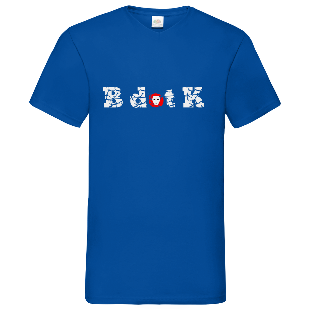 B dot K eco - Basic V-Neck T-Shirt dark
