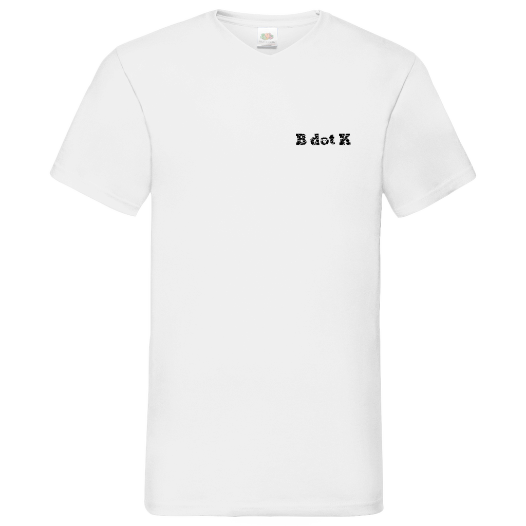 B dot K eco Mask back - V-Neck T-Shirt bright